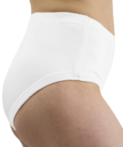 Silke trusser 100% Mulberry silke, hvide