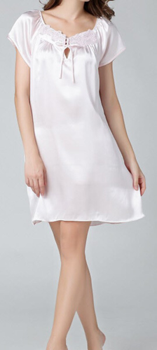 Silke natskjorte 100% silke