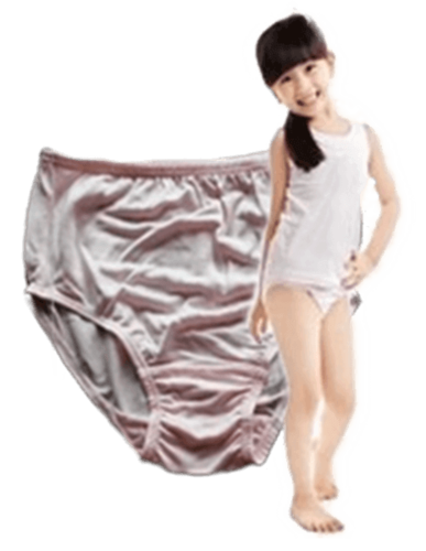 Silke trusser piger, 100% silke