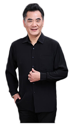 Silke skjorte 100% silke, sort