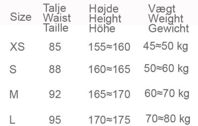 Silke leggings Termo, 100% silke fyld, Indvendig 100% silke, udvendig modal