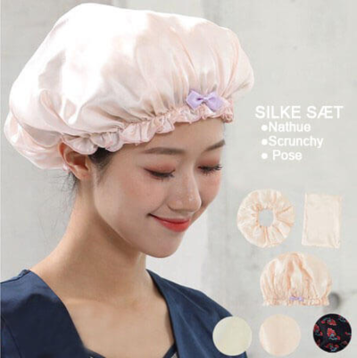 Silke nathue sæt, 100% silke