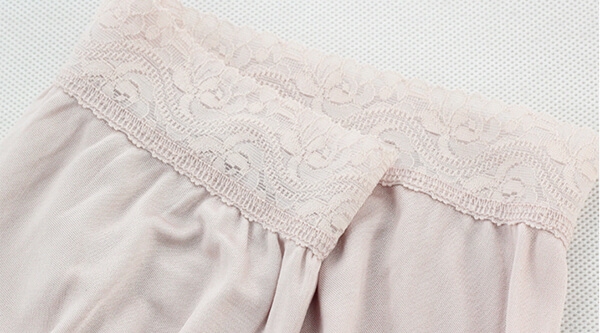 Silke Trusser Lange Ben, 100% Silke, Talje