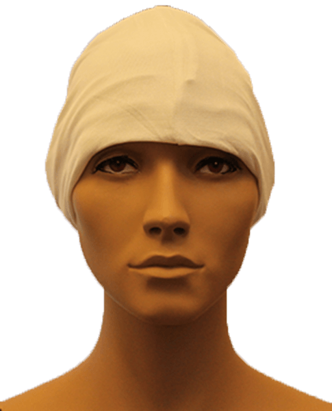 Silke Halsvarmer hvid, 100% Silke 67cm lang