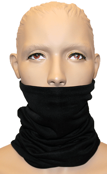 Silke Halsvarmer sort, 100% Silke 67cm lang