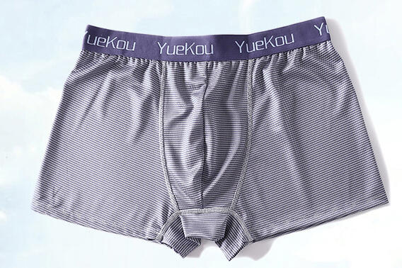 Silke Boxershorts 100% silke stribet