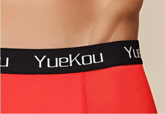 Silke Boxershorts 100% silke Rød