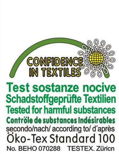 Øko-Tex Standard 100 Certificeret