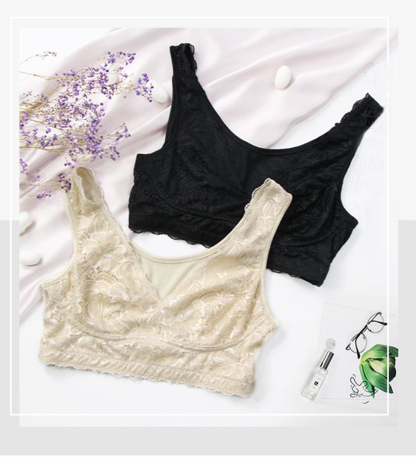 Silke Blonde BH Top, 100% silke