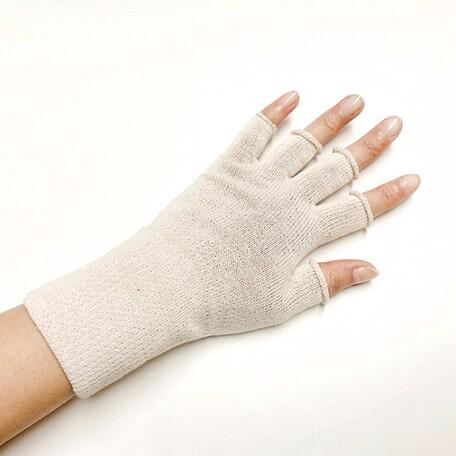 Silke fingerløse handsker