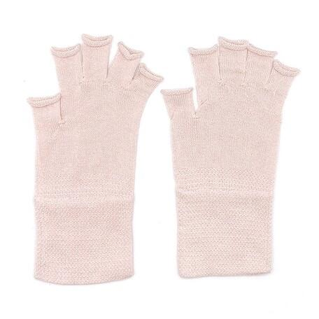 Silke fingerløse handsker