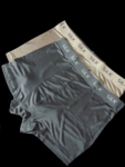 Silke boxershorts graa - beige