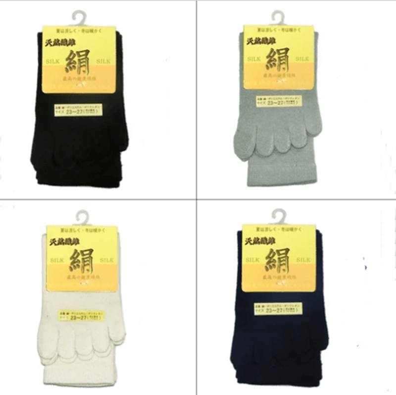 Silke Fivefinger Tåstrømper