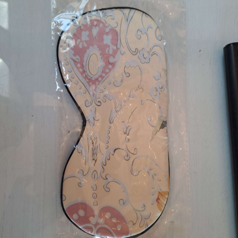 Silke Sovemaske Blomstret-6 Justerbar