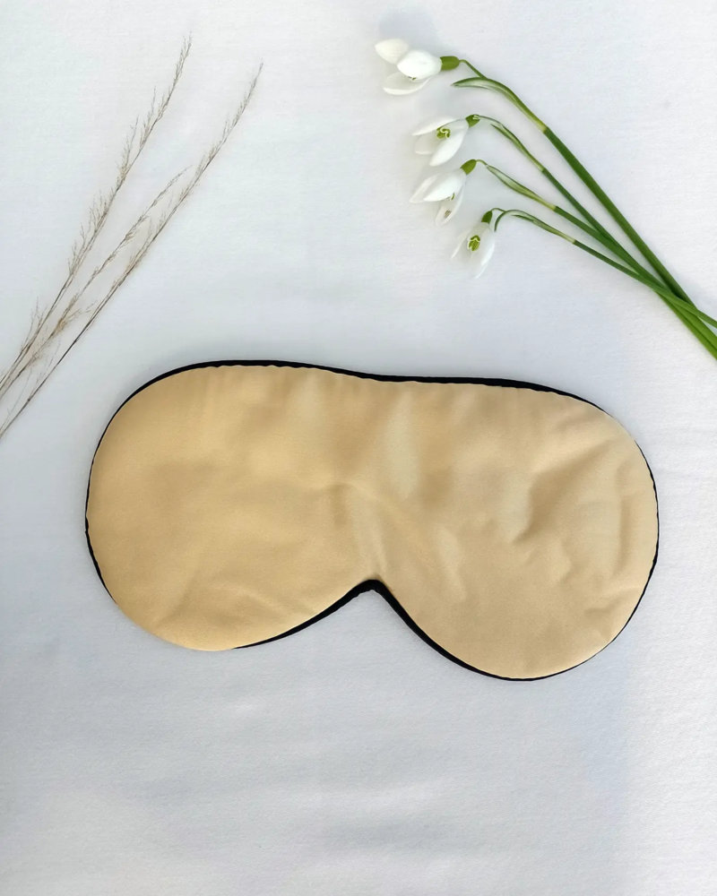 Silke Sovemaske Champagne Justerbar
